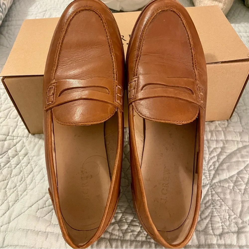 J. Crew Women’s Leather Penny Loafers - Picture 3 of 9